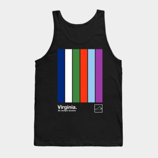 Viriginia State Flag // Original State Flag Colors Design Tank Top